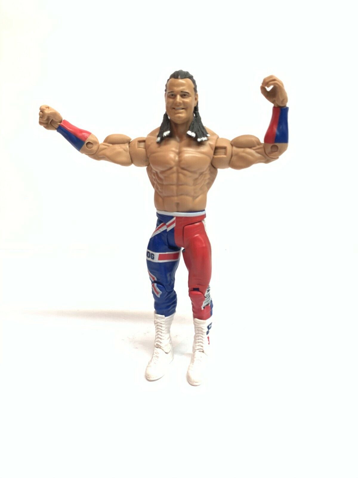 WWE British Bulldog Summer Slam 1992 Basic Wrestling Action Figure