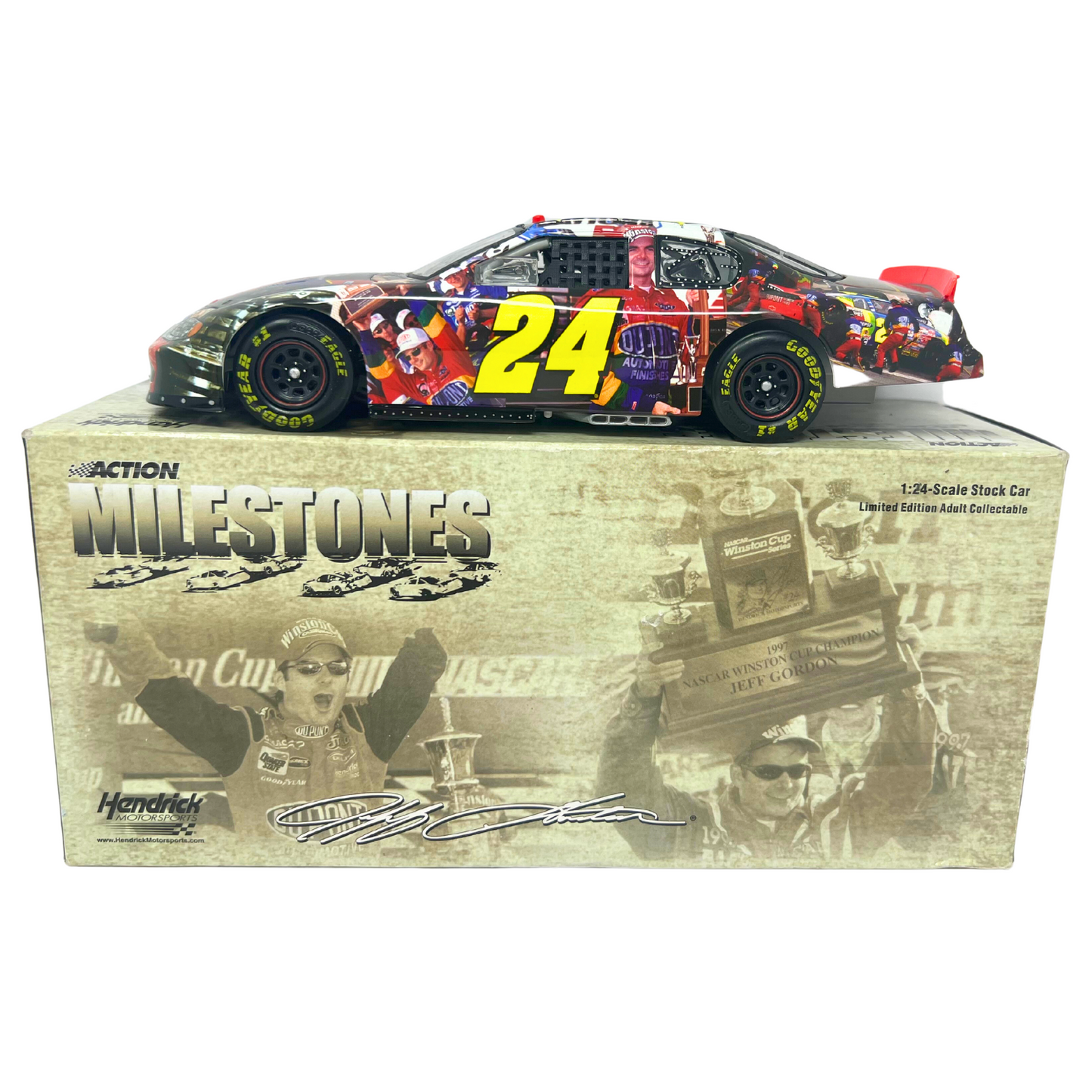 Action Nascar #24 Jeff Gordon Milestones 3 Time Daytona Winner 1:24 Diecast