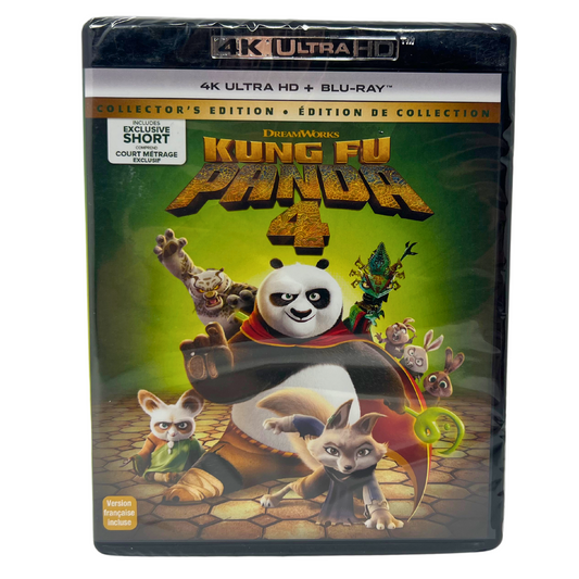 Kung Fu Panda 4 (4K UHD Blu-ray) Kids Cartoon Brand New and Sealed!!!