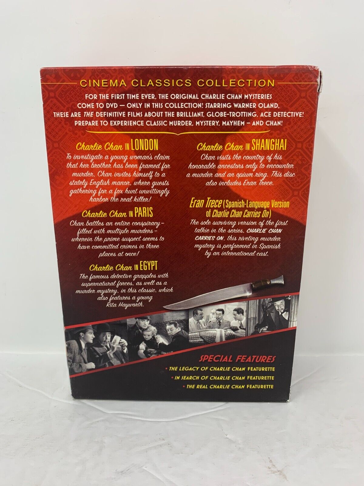 Charlie Chan Collection Vol: 1 (DVD) Movie Boxset Good Condition!!!