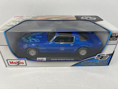 Maisto 1978 Pontiac Firebird Trans AM Special Edition 1:18 Diecast Blue