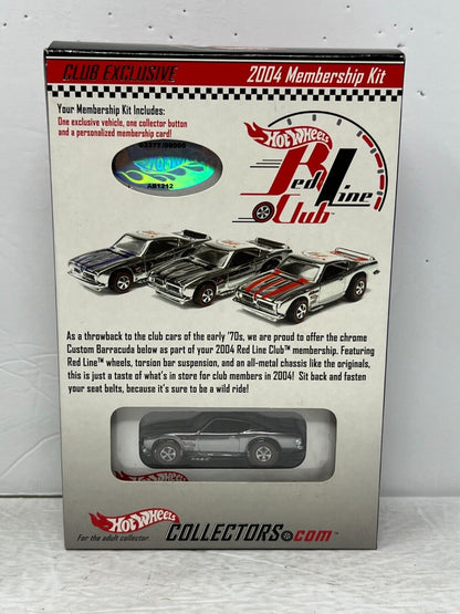 Hot Wheels RLC Club Exclusive 2004 Plymouth Barracuda 1:64 Diecast