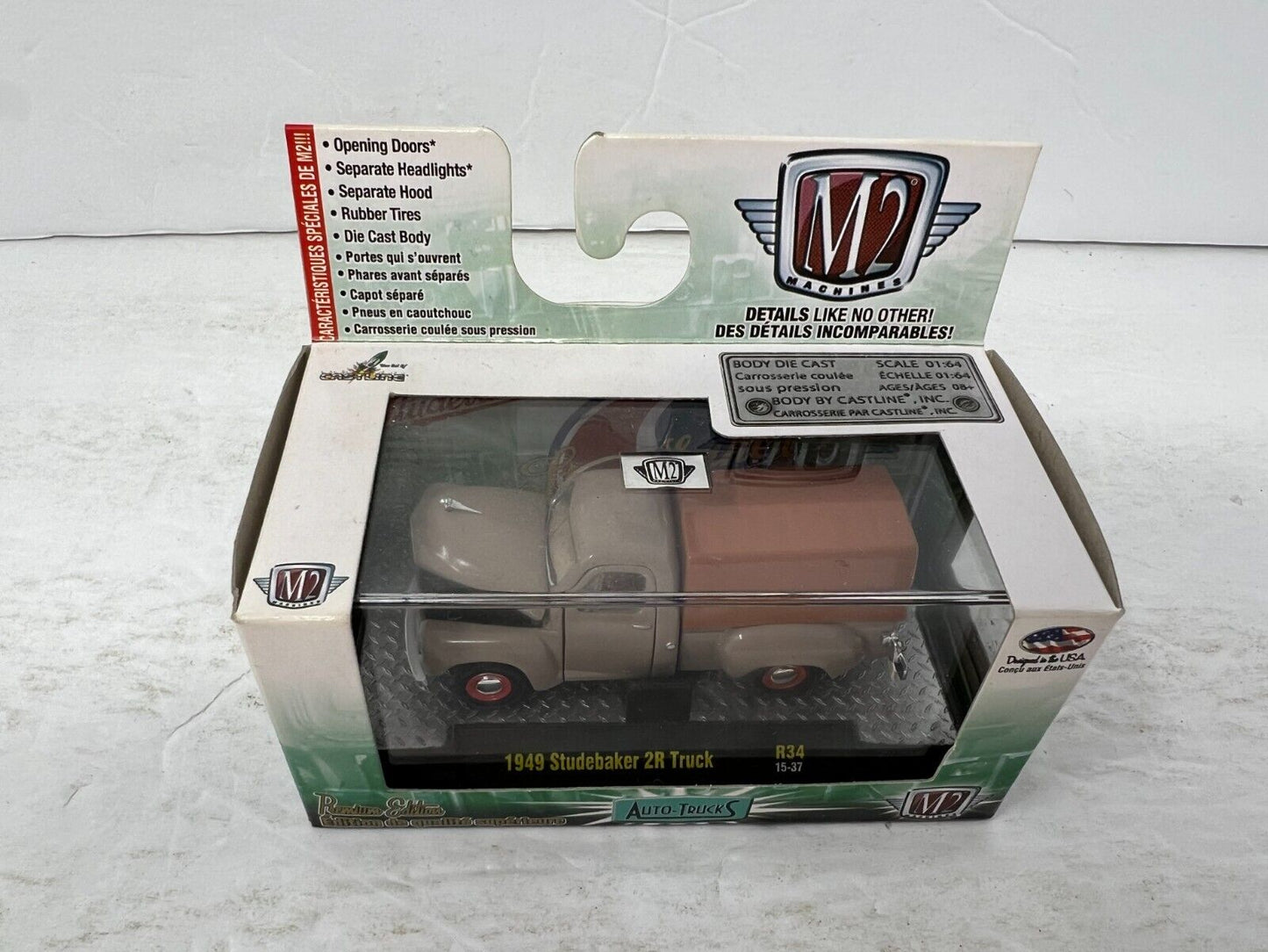 M2 Machines Auto-Trucks 1949 Studebaker 2R Truck 1:64 Diecast