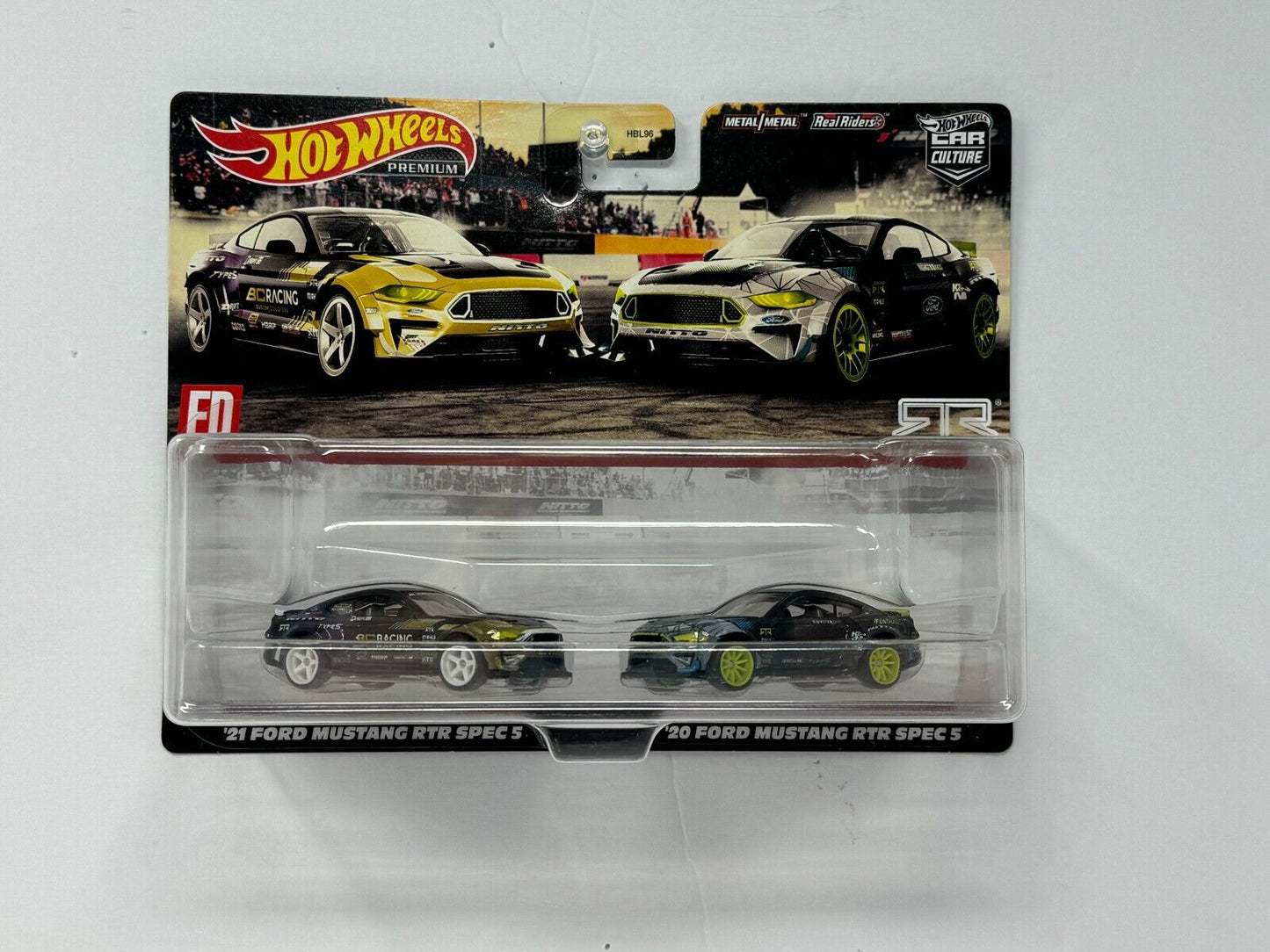 Hot Wheels Premium '21 Ford Mustang RTR Spec & '20 RTR Spec Combo 1:64 Diecast