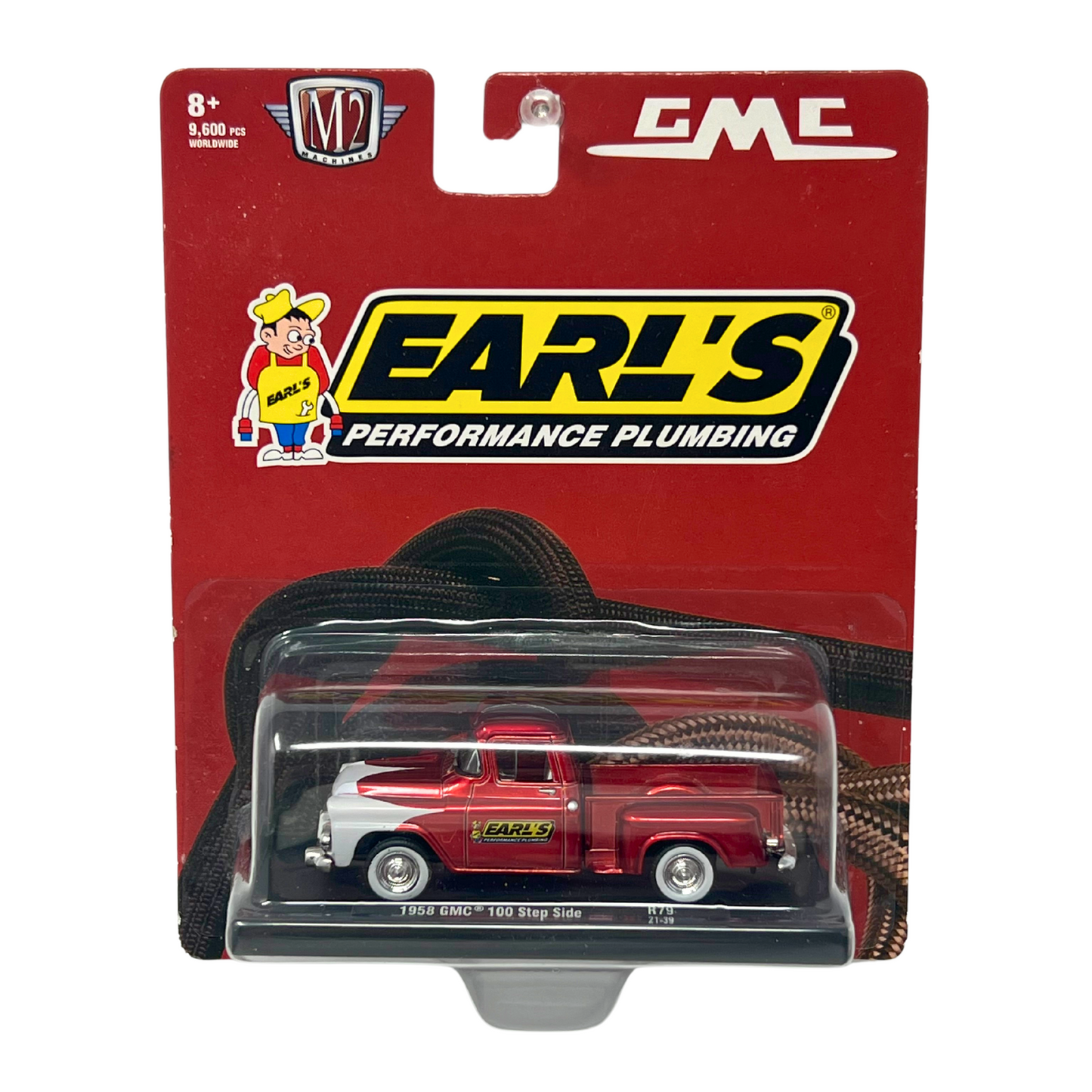 M2 Machines Earl's Plumbing 1958 GMC 100 Step Side 1:64 Diecast