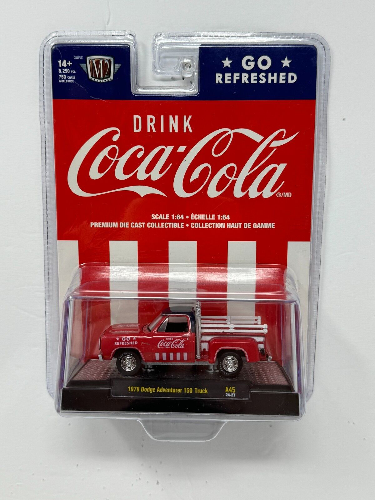 M2 Machines Coca-Cola 1978 Dodge Adventurer 150 Truck 1:64 Diecast