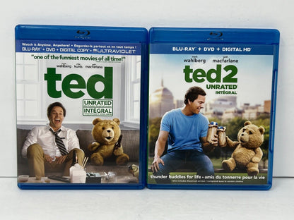 Ted & Ted 2 (Blu-ray) Comedy Good Condition!!!