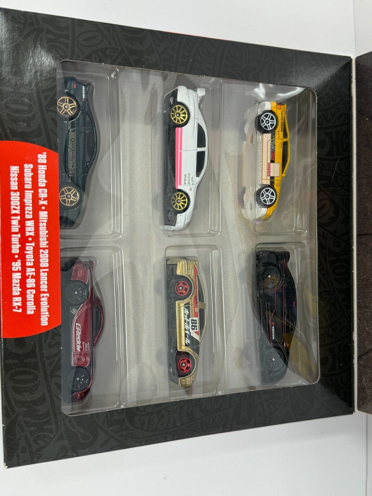 Hot Wheels JDM Japanese Car Culture Box Set of 6 Cars 1:64 Diecast