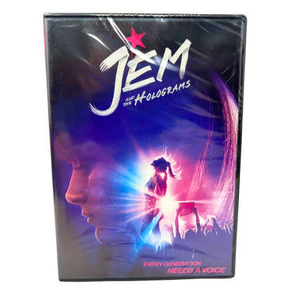 Jem and the Holograms (DVD) Music Brand New and Sealed!!!