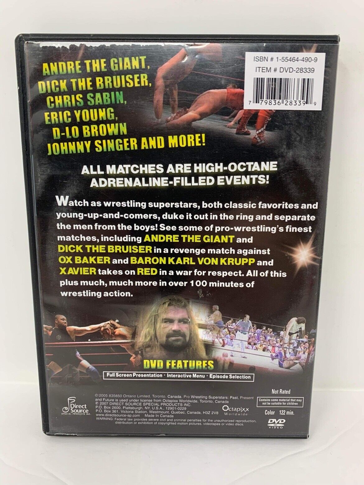 WWE Superstars of Wrestling Mat Mashers (DVD) Good Condition!!!