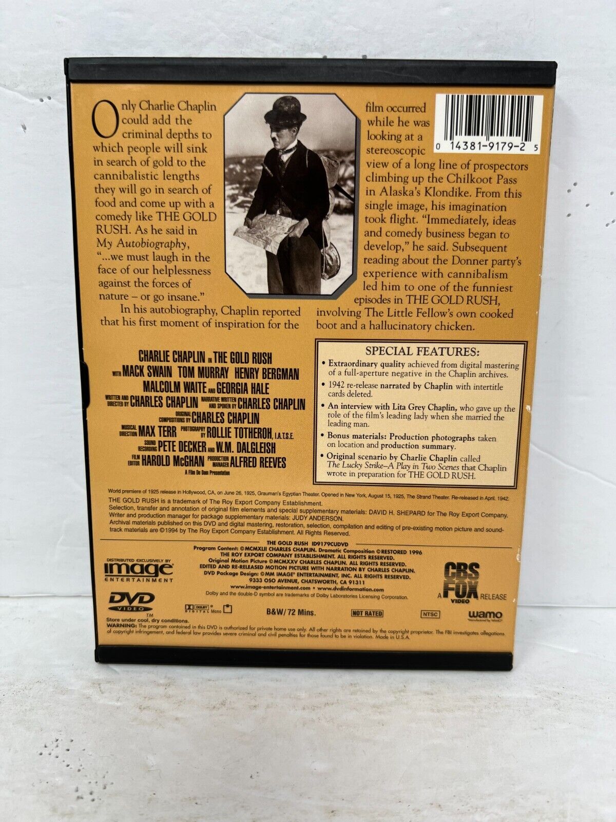 The Gold Rush (DVD) Western Good Condition!!!