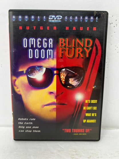 Omega Doom / Blind Fury (DVD) Sci-Fi Good Condition!!!