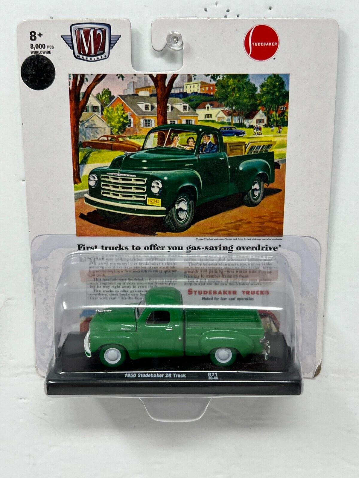 M2 Machines 1950 Studebaker 2R Truck CHASE Auto-Drivers 1:64 Diecast