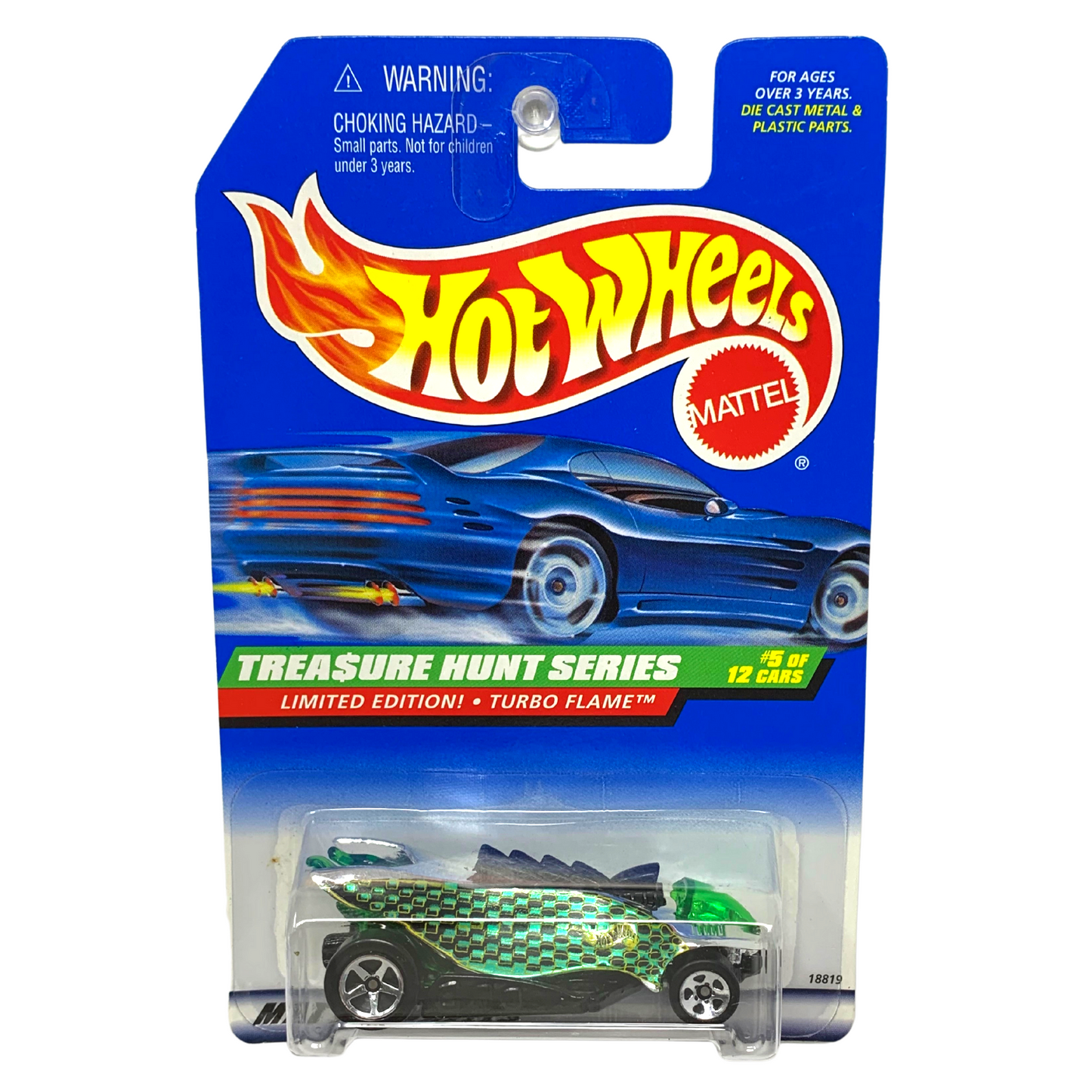 Hot Wheels Trea$ure Hunt Series Turbo Flame 1:64 Diecast