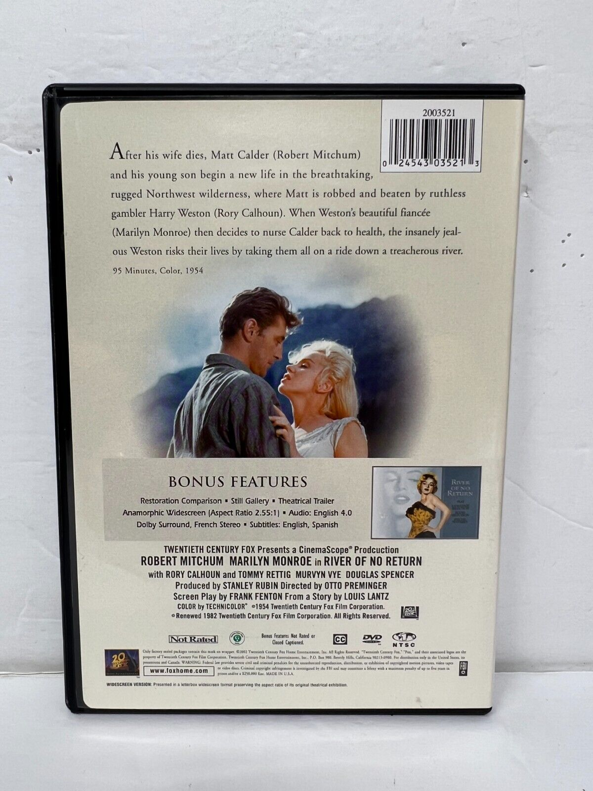 River of No Return (DVD) Musical Good Condition!!!