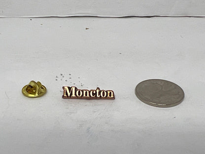 Moncton New Brunswick Souvenir Cities & States Lapel Pin SP6 V16