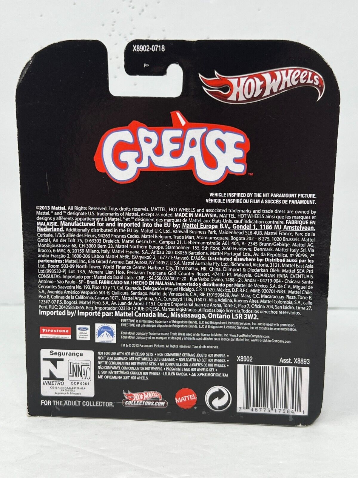 Hot Wheels Retro Entertainment Grease Greased Lightning 1:64 Diecast