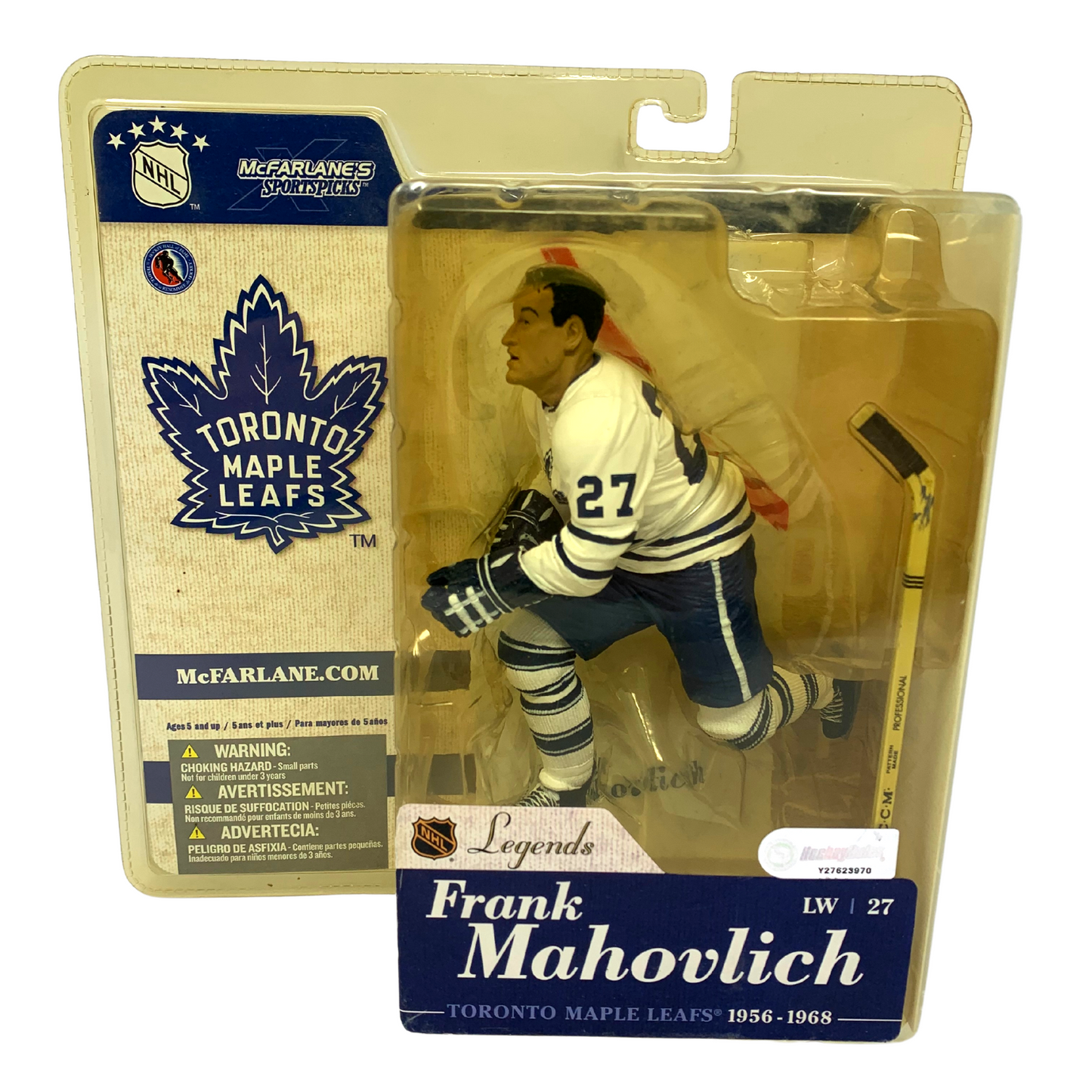 Mcfarlane NHL Frank Mahovlich Toronto Maple Leafs Chase Legends Series 1 Figure