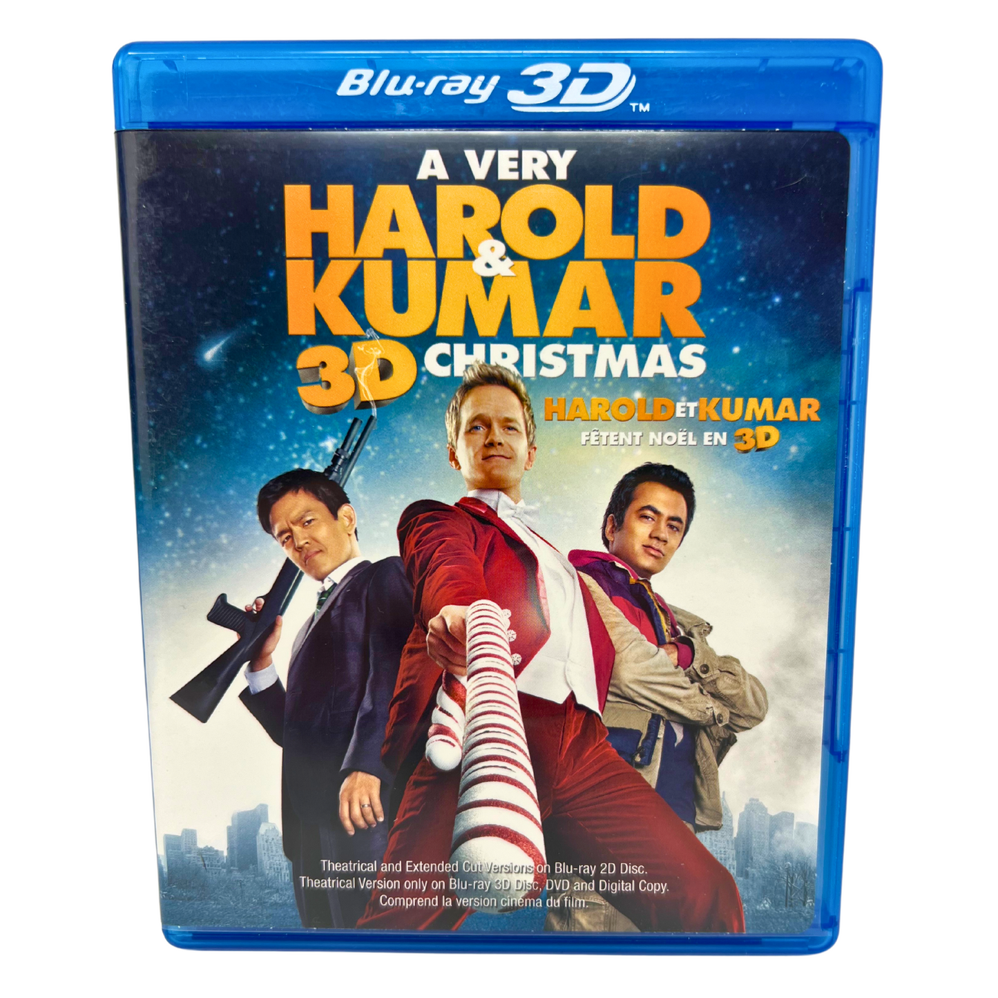 A Very Harold & Kumar Christmas (Blu-ray 3D) Comedy Good Condition!!!