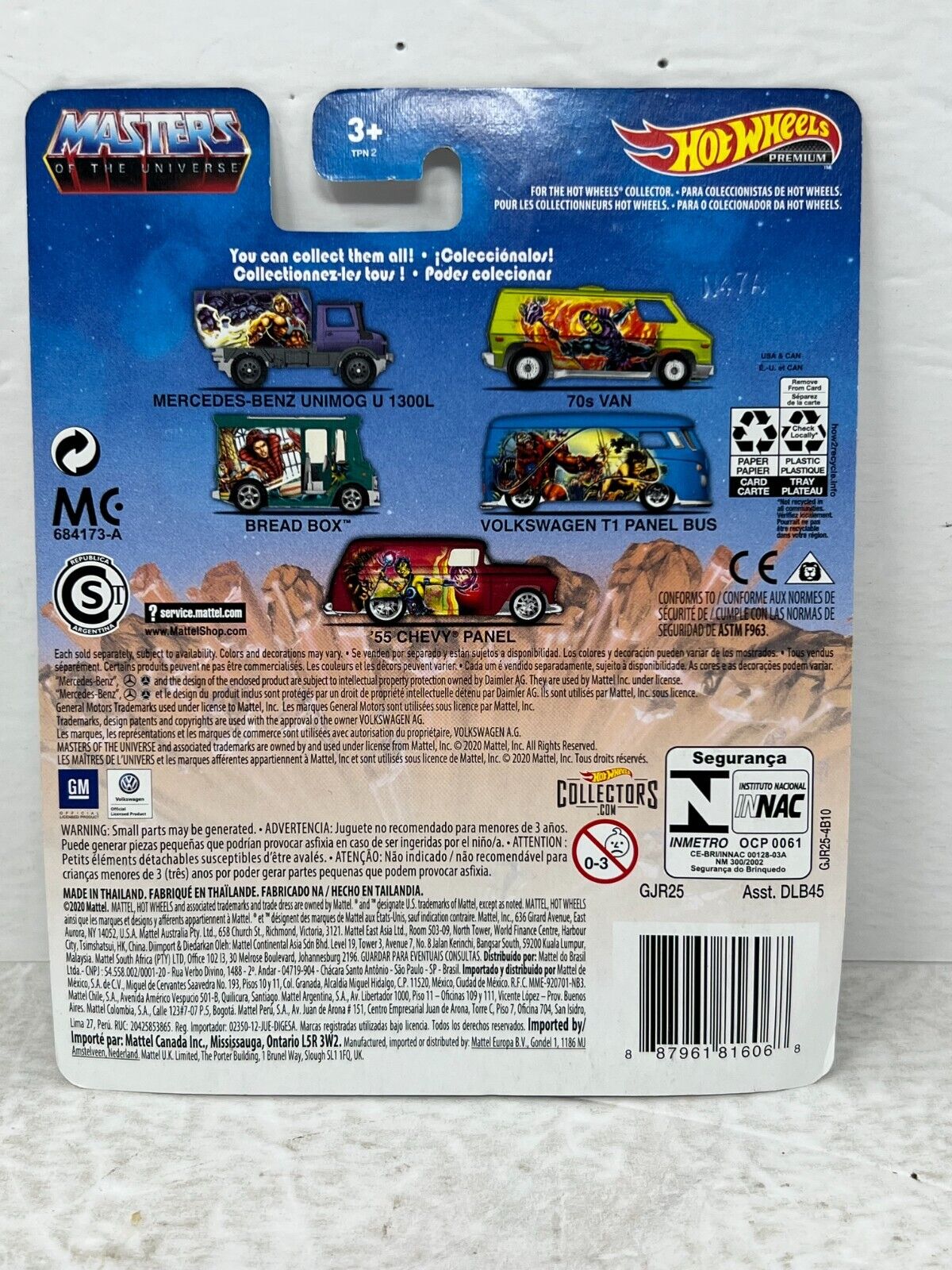 Hot Wheels Premium Masters of the Universe MOTU 1:64 Diecast Lot of 9