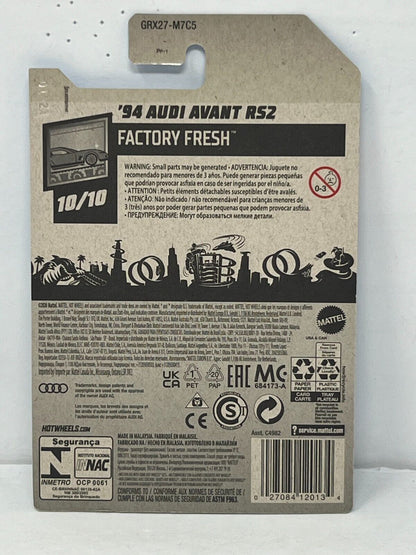 Hot Wheels Factory Fresh 1994 Audi Avant RS2 1:64 Diecast