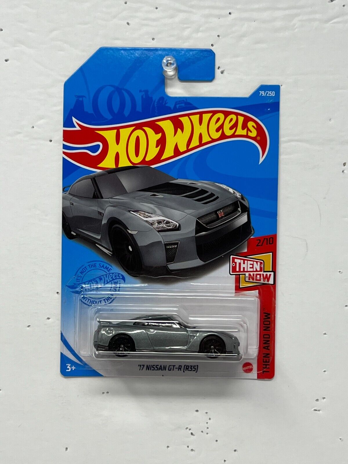 Hot Wheels Then and Now 2017 Nissan GT-R (R35) JDM 1:64 Diecast Gray