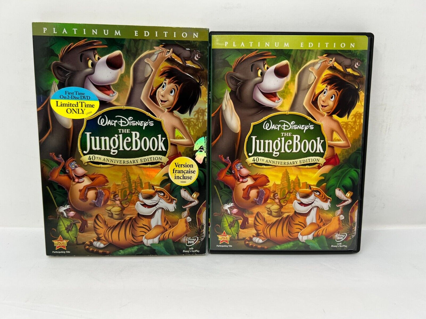 Disney The Jungle Book (DVD) Platinum Edition Classic Good Condition!!!