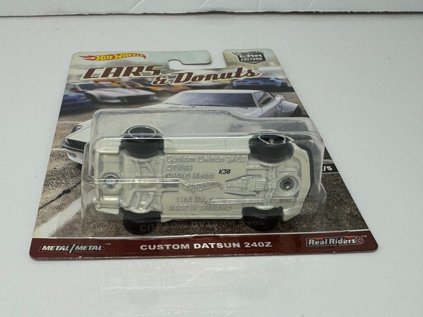 Hot Wheels Cars & Donuts Custom Datsun 240z Real Riders 1:64 Diecast