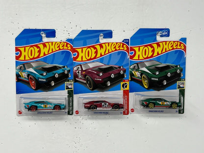 Hot Wheels Retro Racers Dimachinni Veloce Fantasy Cars 1:64 Diecast Lot of 3