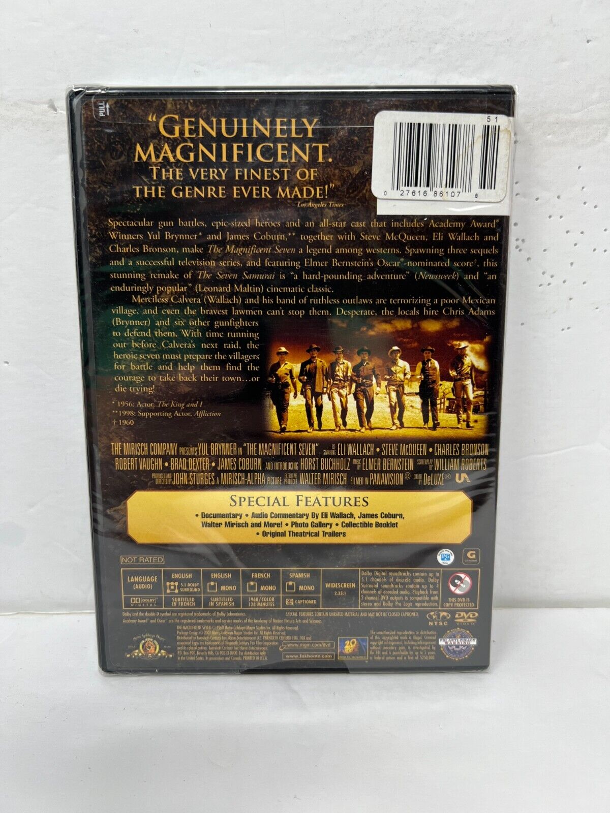 The Magnificent Seven (DVD) Western Good Condition!!!