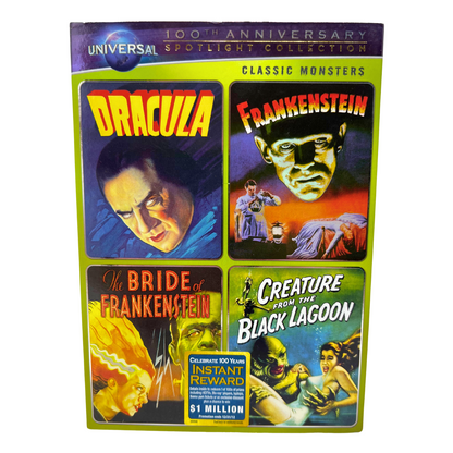 Frankenstein / Dracula / Bride of Frankenstein (DVD) Horror Good Condition!!!