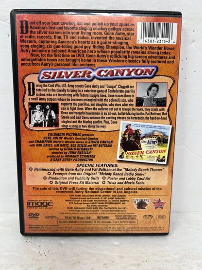 Gene Autry: Silver Canyon (DVD) Western Good Condition!!!