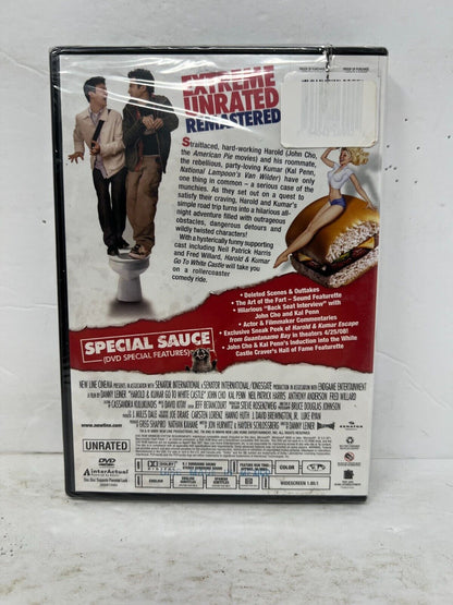 Harold & Kumar Go to White Castle (DVD) Comedy Brand New and Sealed!!!