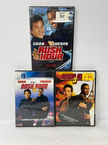 Rush Hour Trilogy Collection (DVD) Action Brand New and Sealed!!!