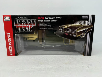 Auto World American Muscle 1969 Pontiac GTO Royal Bobcat 1:18 Diecast