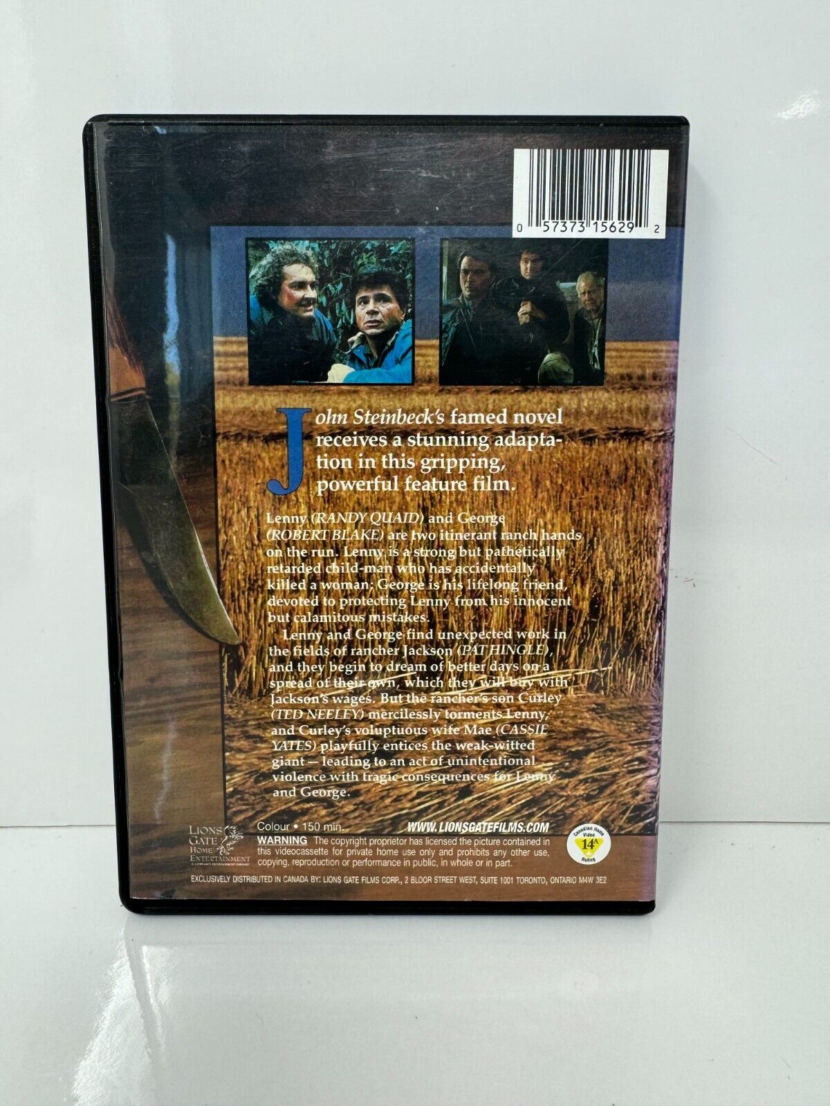 Of Mice and Men (DVD) Drama Good Condition!!!