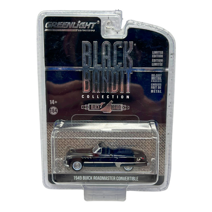 Greenlight Black Bandit 1949 Buick Roadmaster Convertible 1:64 Diecast V2