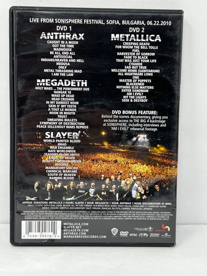 Big 4 Live From Sofia Bulgaria (DVD) Music (Metallica, Slayer, Anthrax Megadeth)