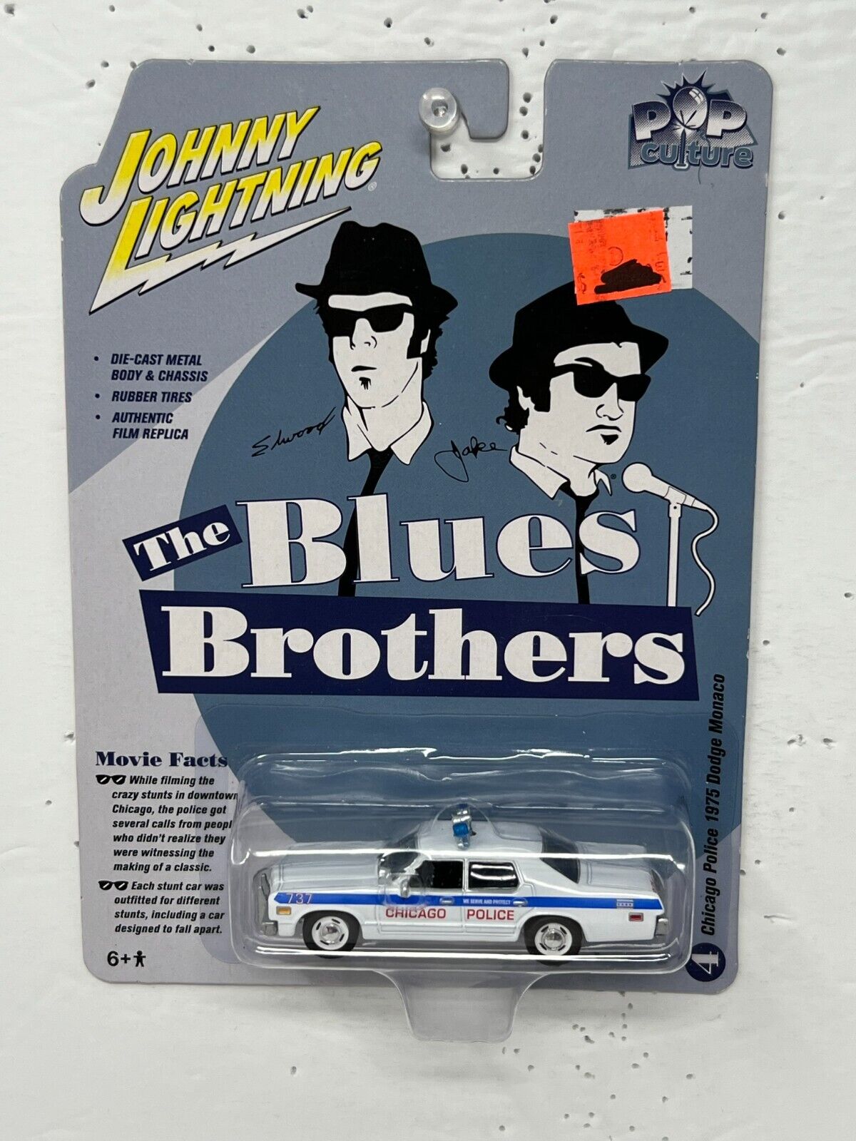 Johnny Lightning Blues Brothers Chicago Police 1975 Dodge Monaco 1:64 Diecast