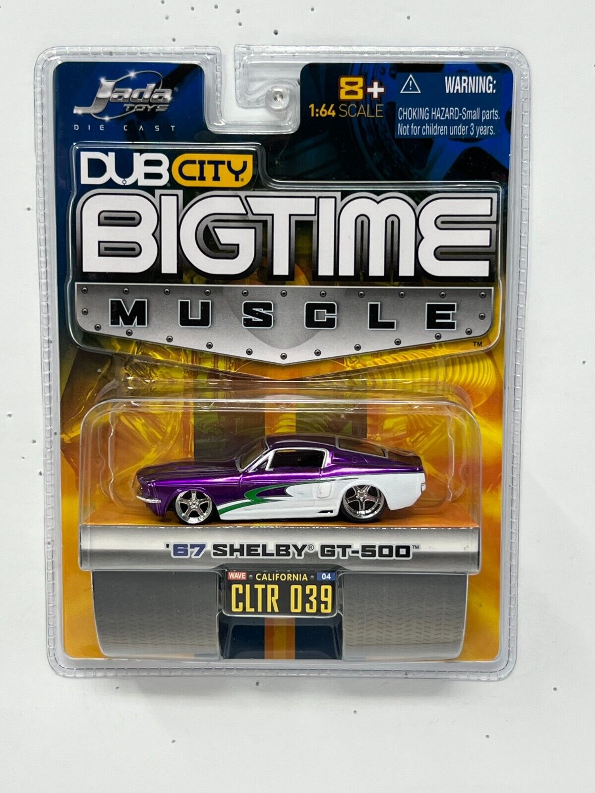 Jada Dub City Bigtime Muscle 1967 Shelby GT-500 1:64 Diecast Purple White