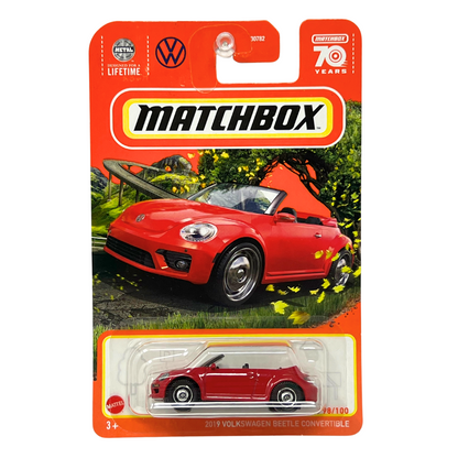 Matchbox 2019 Volkswagen Beetle Convertible 1:64 Diecast