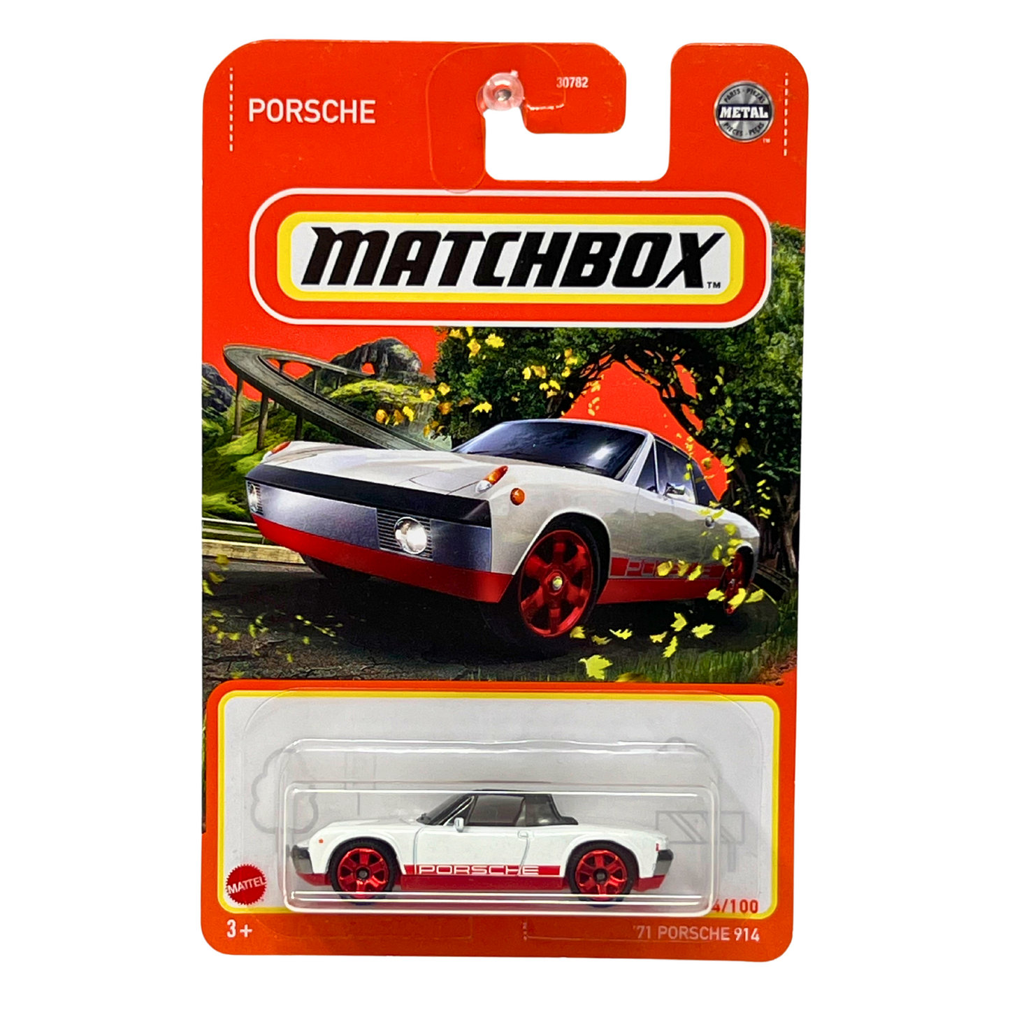 Matchbox 1971 Porsche 914 White 1:64 Diecast