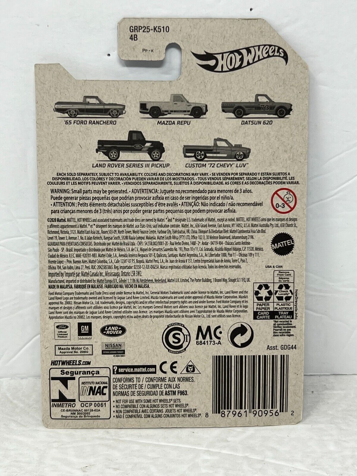 Hot Wheels Pickup Truck Series Datsun 620 Truck 1:64 Diecast