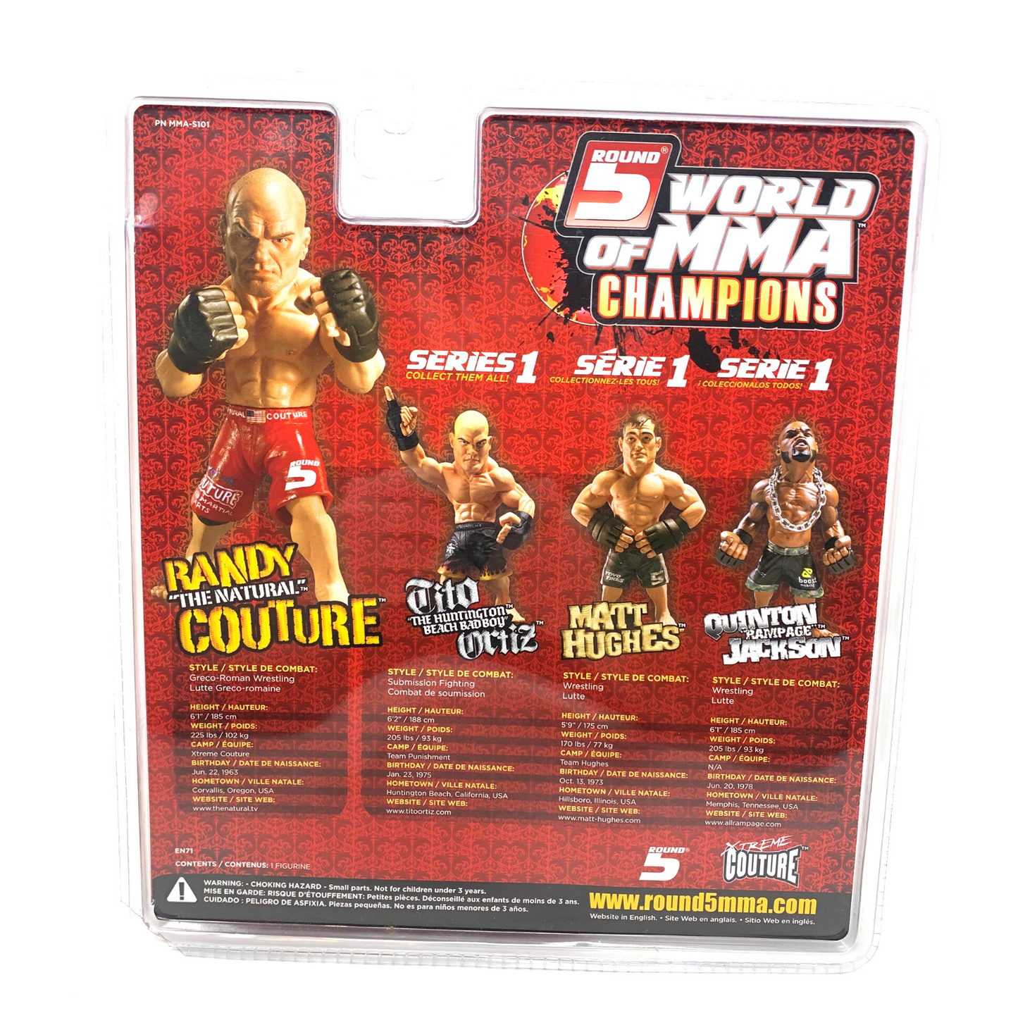 Round 5 UFC Randy “The Natural” Couture MMA (WOMMA) Series 1 Action Figure