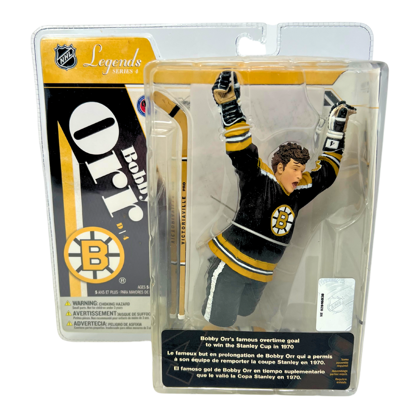 Mcfarlane NHL Bobby Orr Boston Bruins Black Jersey Legends Series 4 Figure