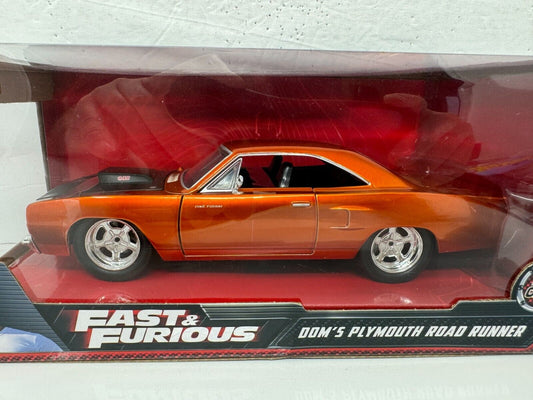 Jada Fast & Furious Dom's Plymouth Road Runner 1:24 Diecast