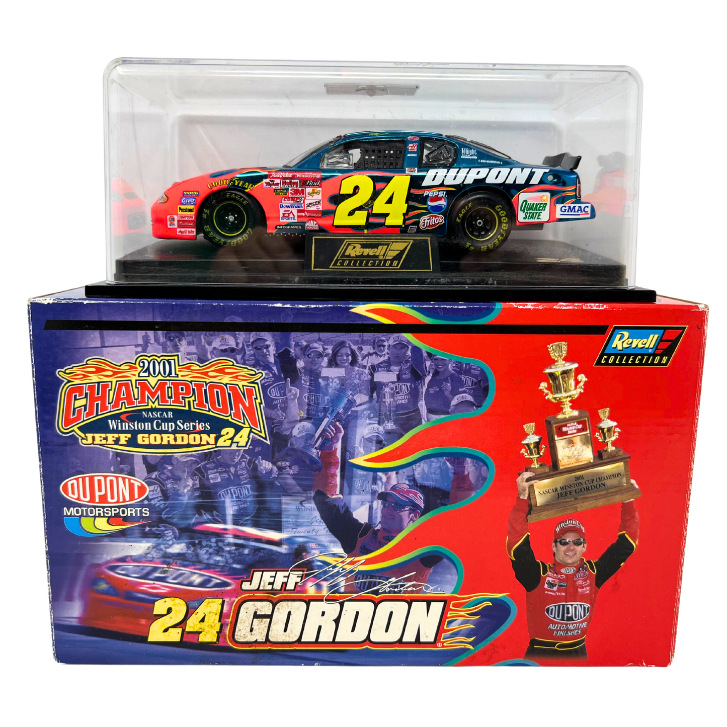 Revell Nascar #24 Jeff Gordon Dupont Winston Cup 2001 Chevy 1:24 Diecast