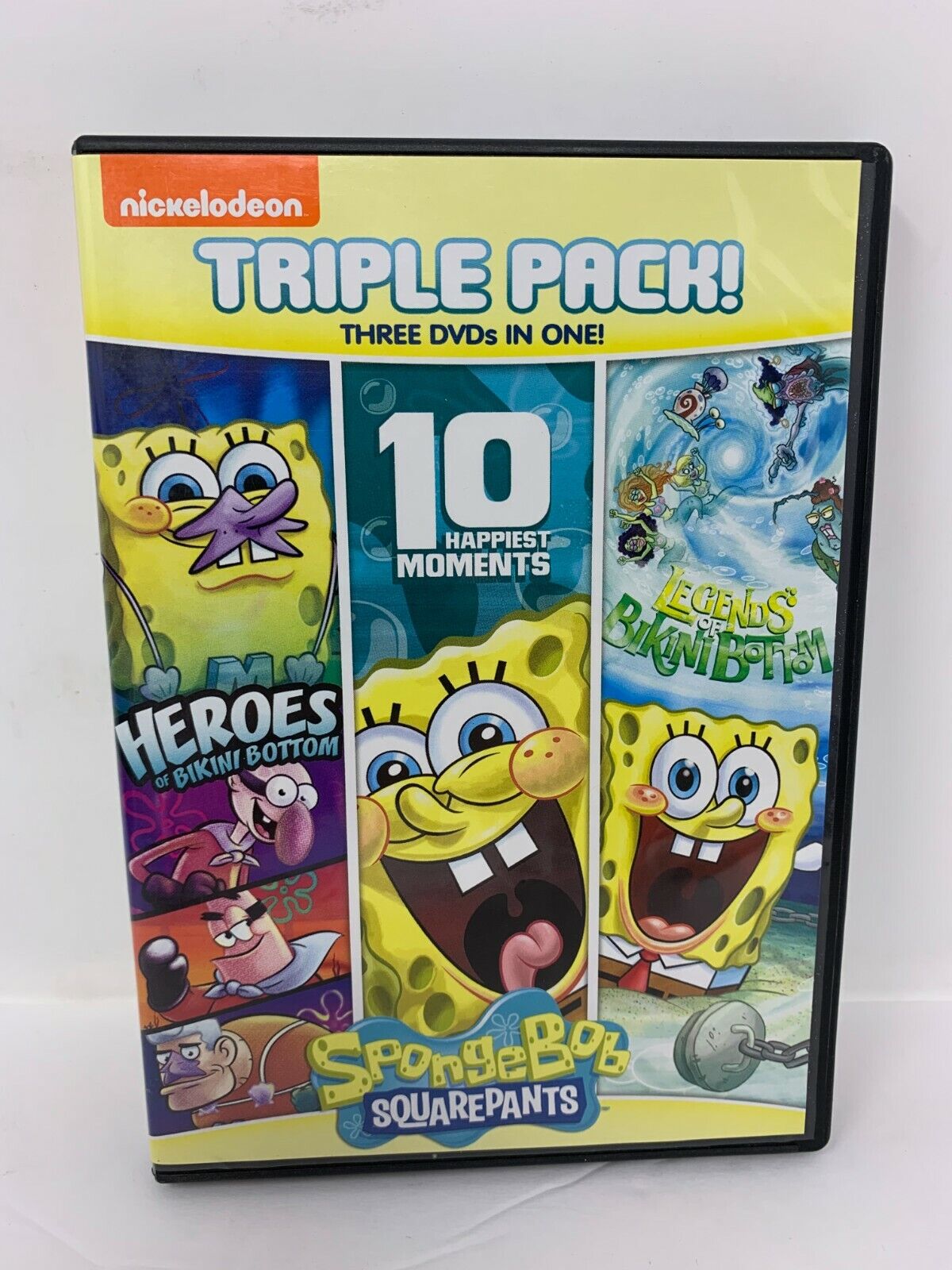 Spongebob Squarepants 10 Happiest Moments (DVD) Kids Cartoon Good Shap ...