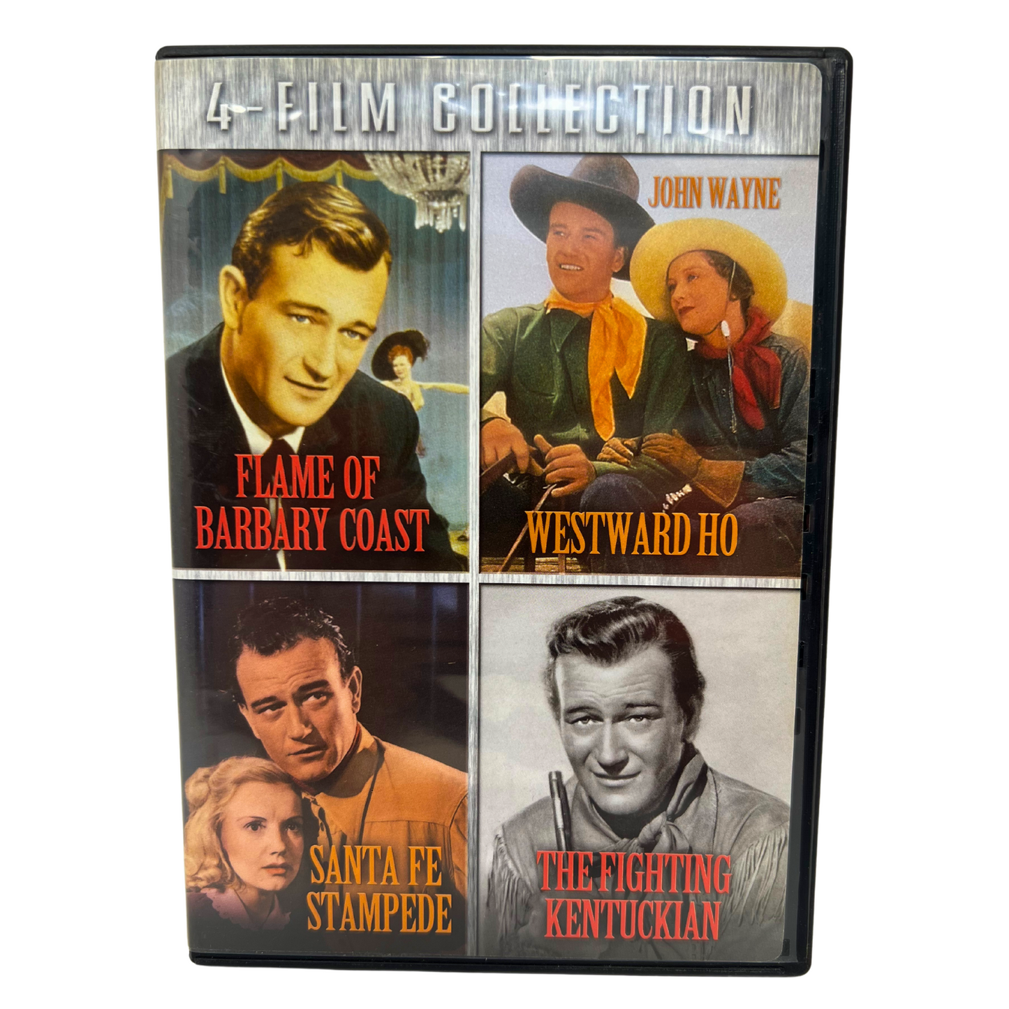 Flame of Barbary Coast / Santa Fe Stampede / Westward Ho DVD John Wayne Western