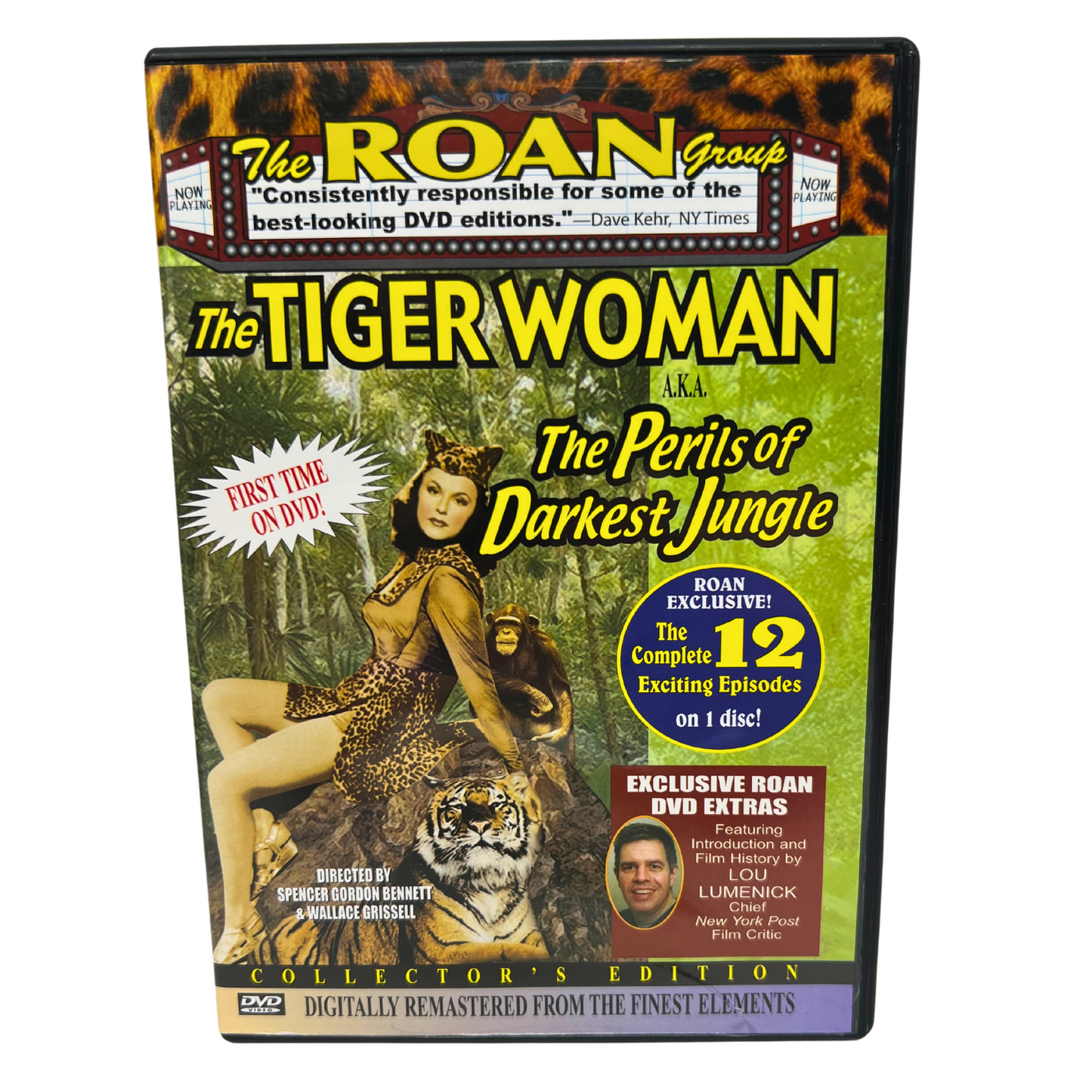 Tiger Woman: Perils Of Darkest Jungle (DVD) Adventure Good Condition!!!